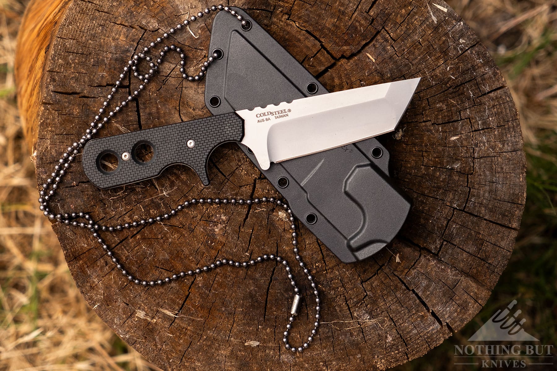 The Mini Tac neck knife from Cold Steel has retained popular for years due to its great sheath and practical design. 