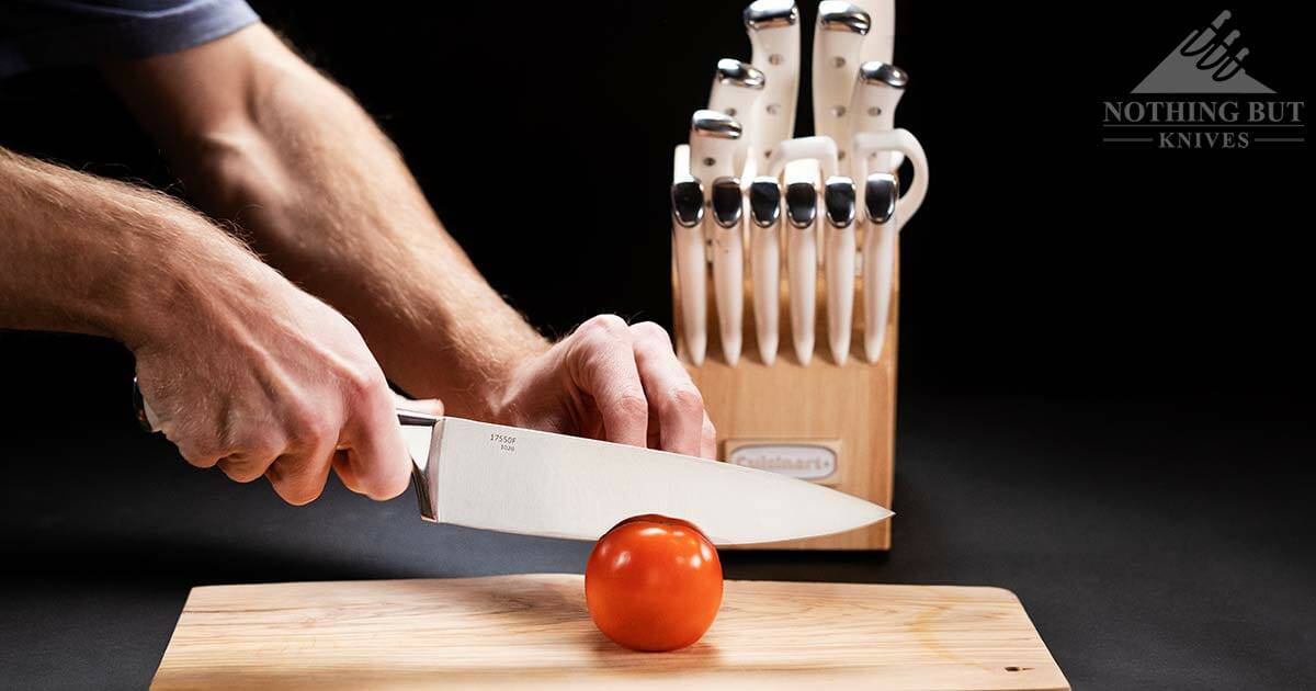  21 Packs Knife Set with Block, 2023 Kitchen Knife Set Sharpener  Rod & Finger Guard, Germany High Carbon Stainless Steel Chef Knife Block Set,  Ultra Sharp Forged, Brown: Home & Kitchen