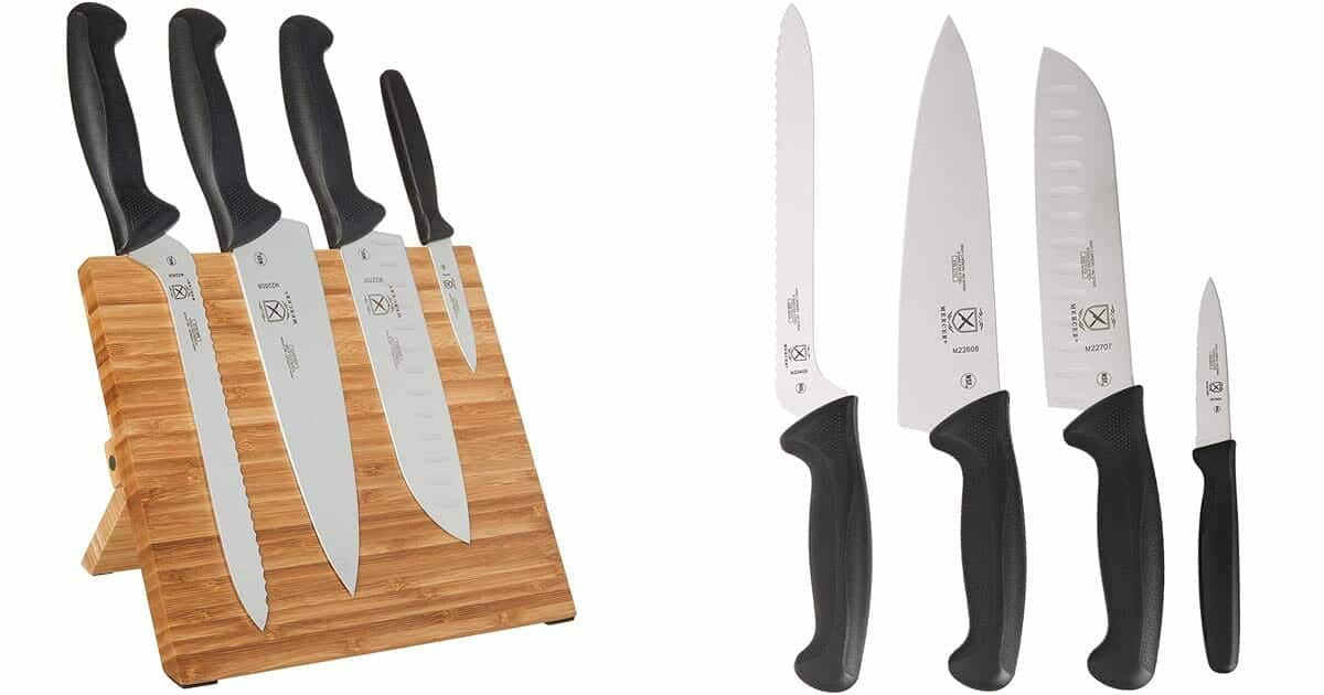 Mercer Culinary 4-Piece Millennia Knife Set Professional Cutlery 