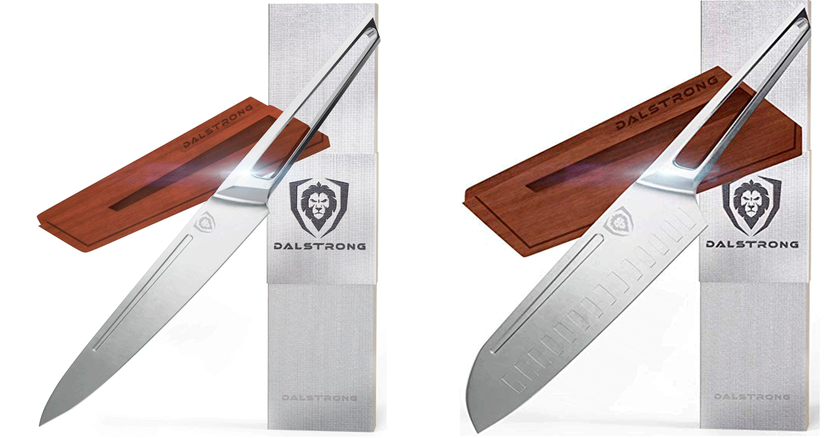 DALSTRONG Santoku Knife 7 - Gladiator Series - German HC Steel - Sheath  Include