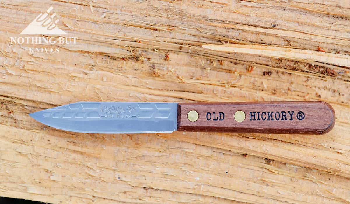 Old Hickory 5 PACK Paring Kitchen Knife 4 High Carbon Steel Hickory Wood  Handle