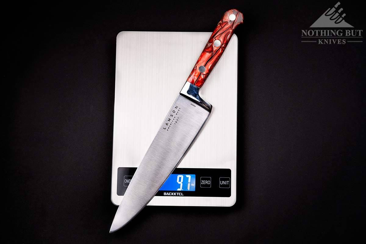 https://www.nothingbutknives.com/wp-content/uploads/2021/07/Lamson-Chef-Knife-On-A-Scale.jpg