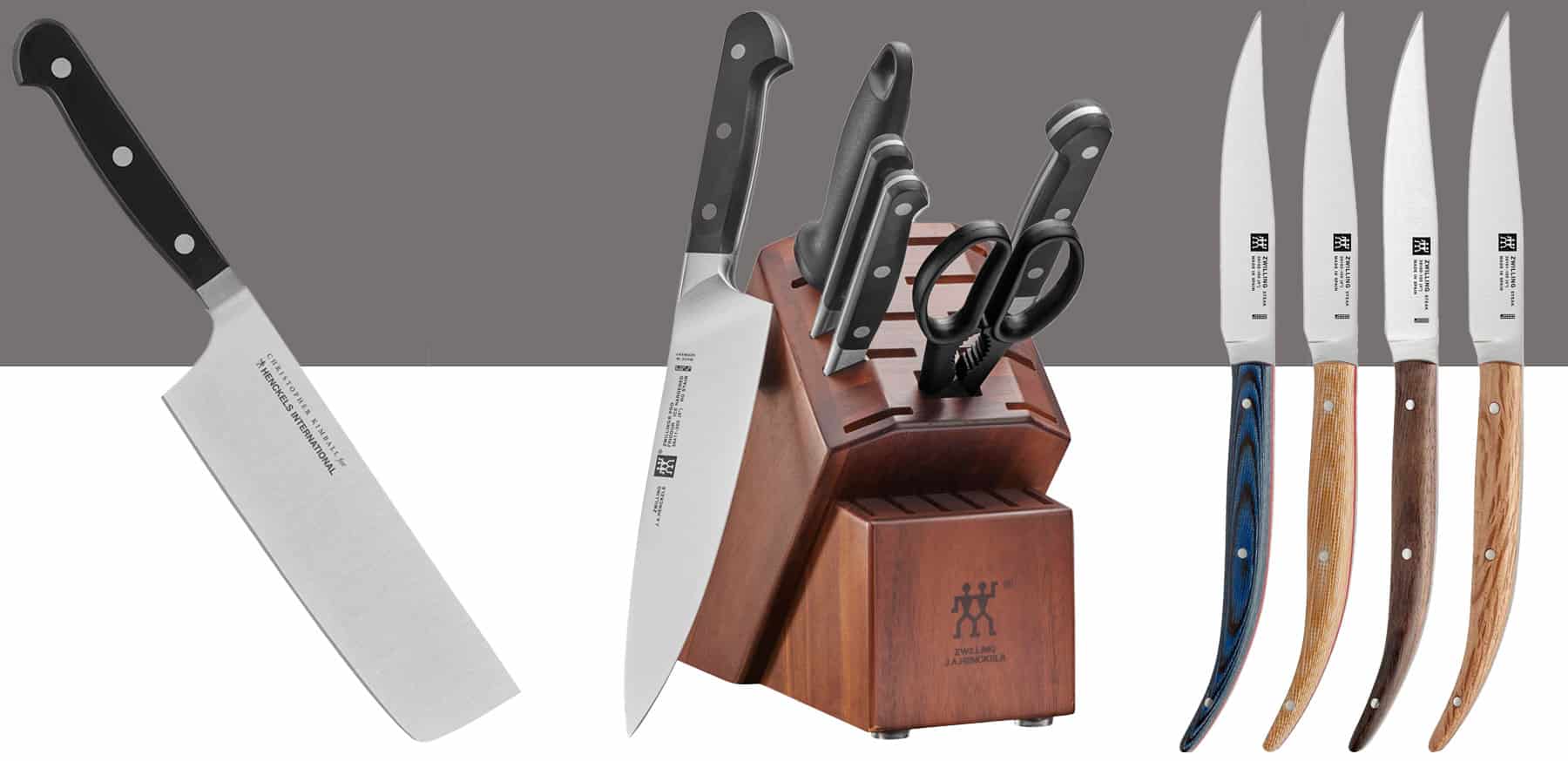 Zwilling Kitchen Knife Guide - Image 1: Zwilling Vaariety of Knife Products