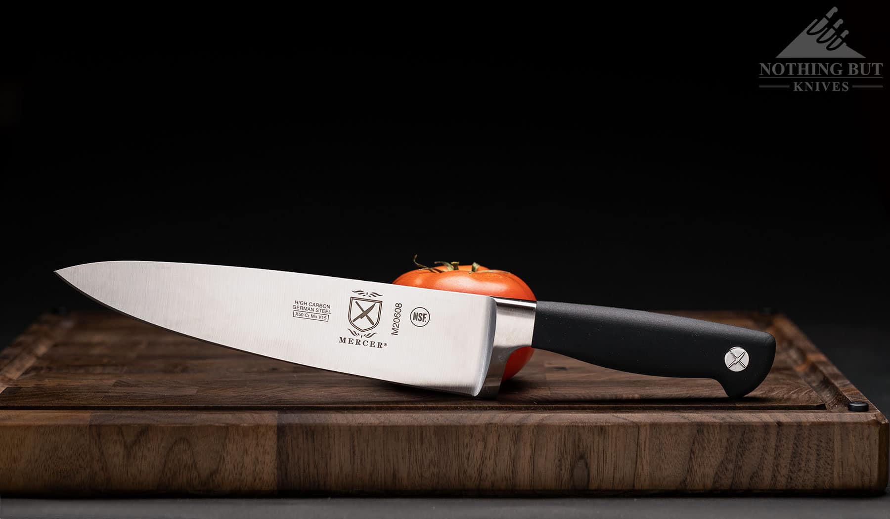 Mercer Culinary M20608 Genesis 8-Inch Chef's Knife,Black
