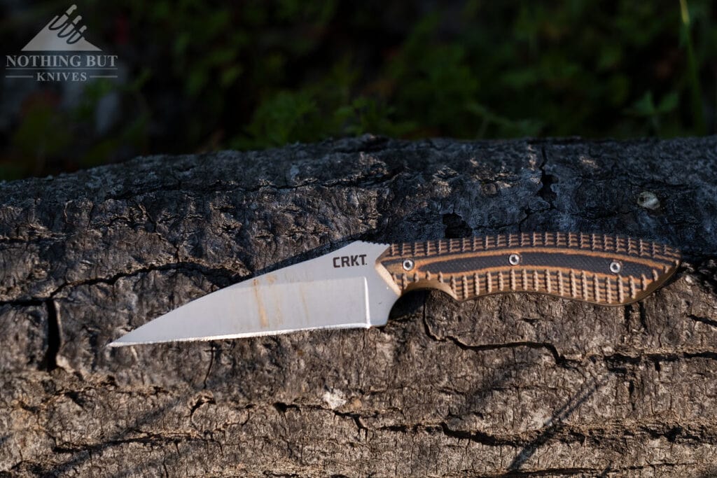 We spent a few weeks testing out this compact fixed blade knife to see if it made the cut .